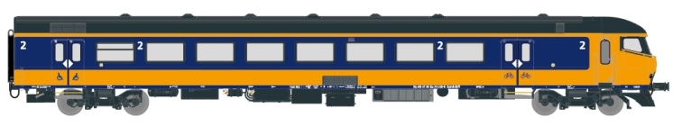 Exact-Train EX11011 - H0 - Steuerwagen Bpmbdzf7, NS, Ep. VI